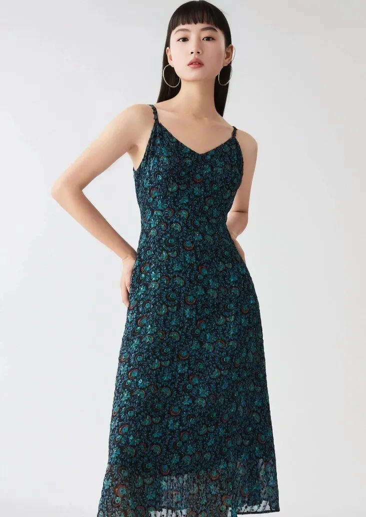 PRINTED CAMISOLE DRESS