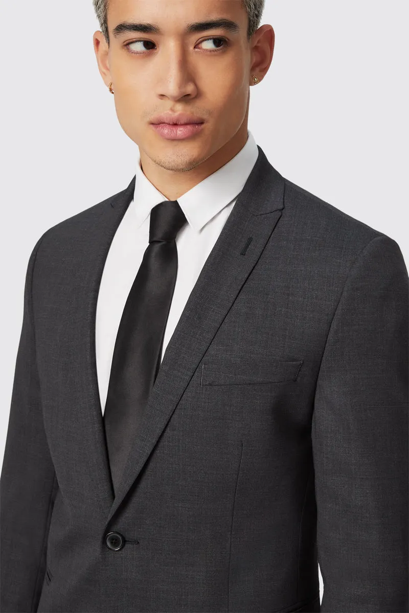 Priory Skinny Fit Suit Charcoal Suit