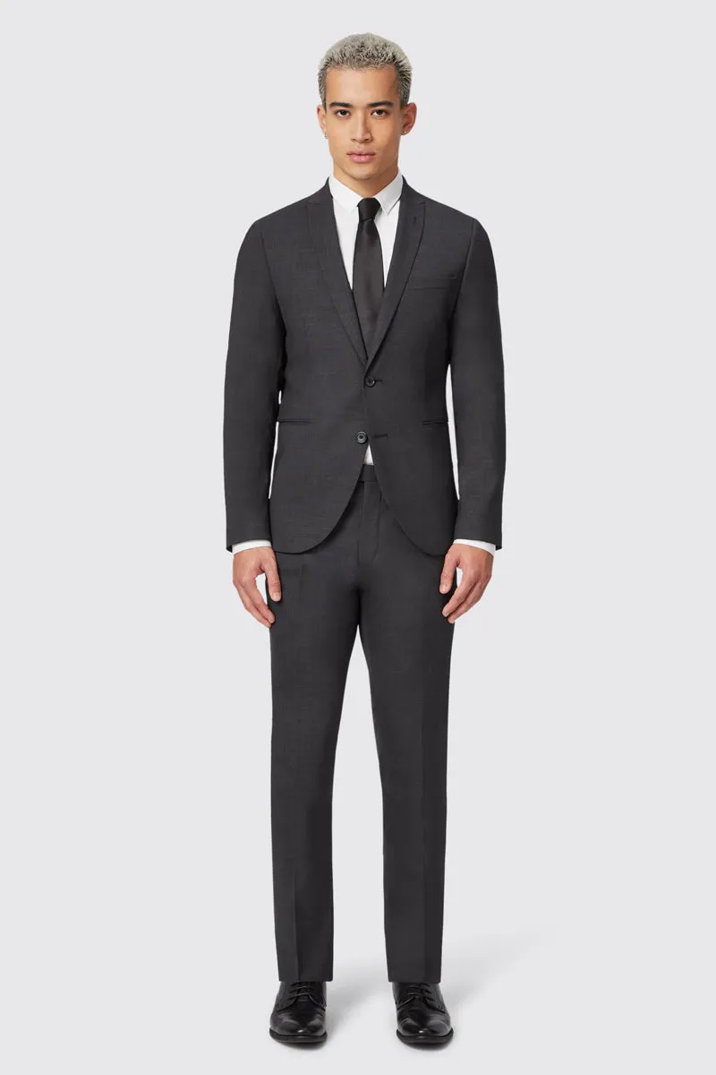 Priory Skinny Fit Suit Charcoal Suit