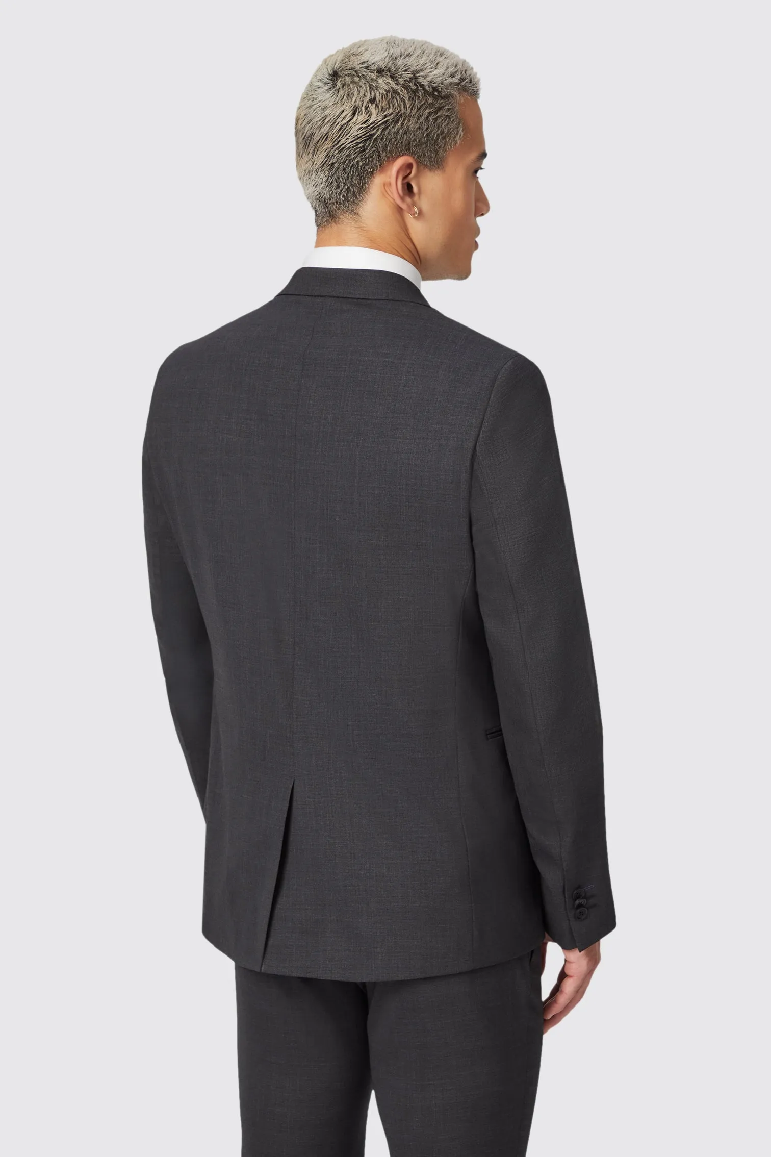 Priory Skinny Fit Suit Charcoal Suit