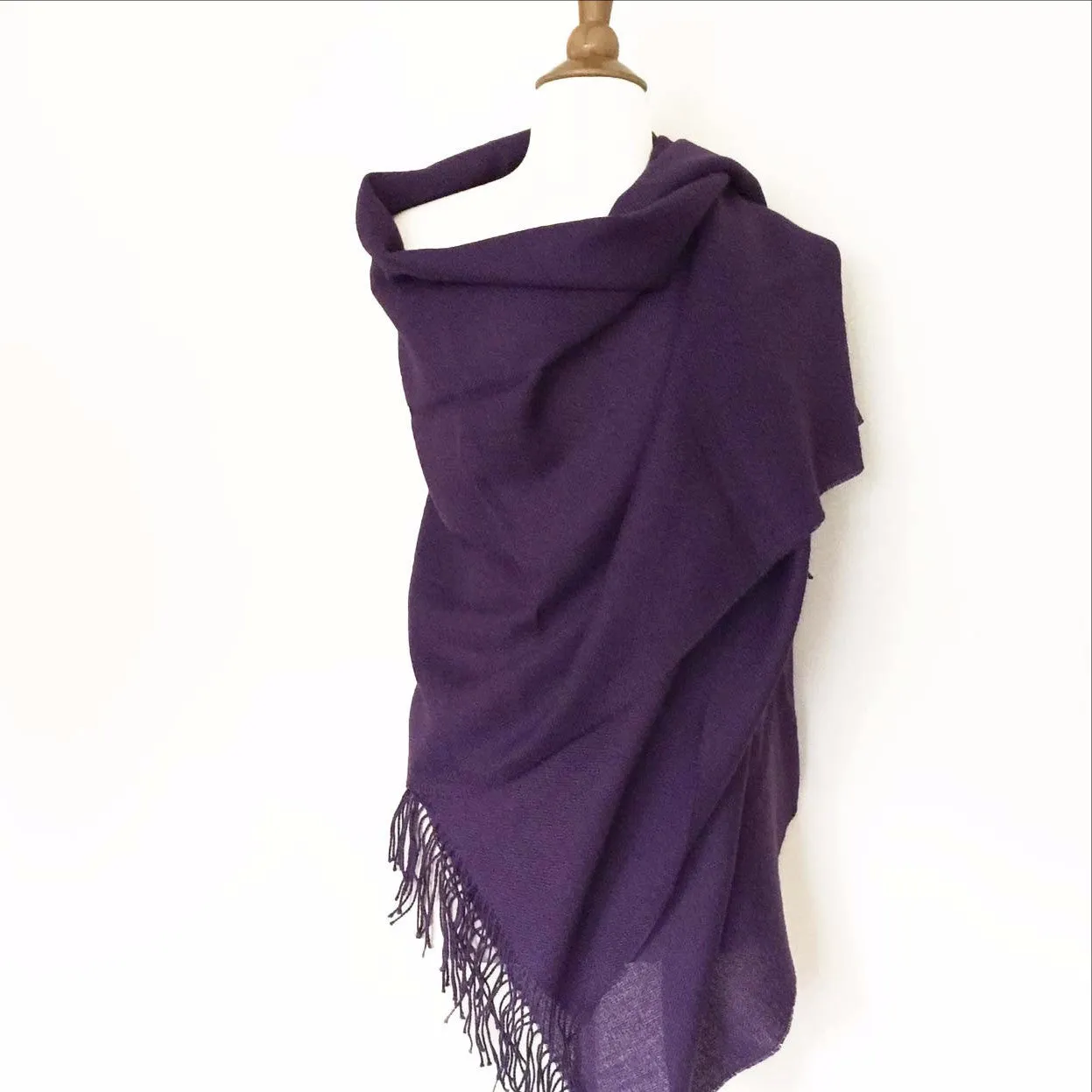 Purple Moon 100% Baby Alpaca Stole/Shawl/Scarf - Peru