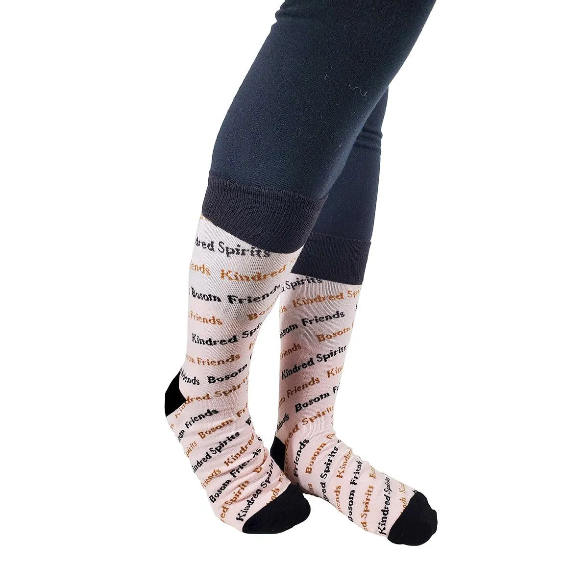 "Bosom Friends & Kindred Spirits" Socks