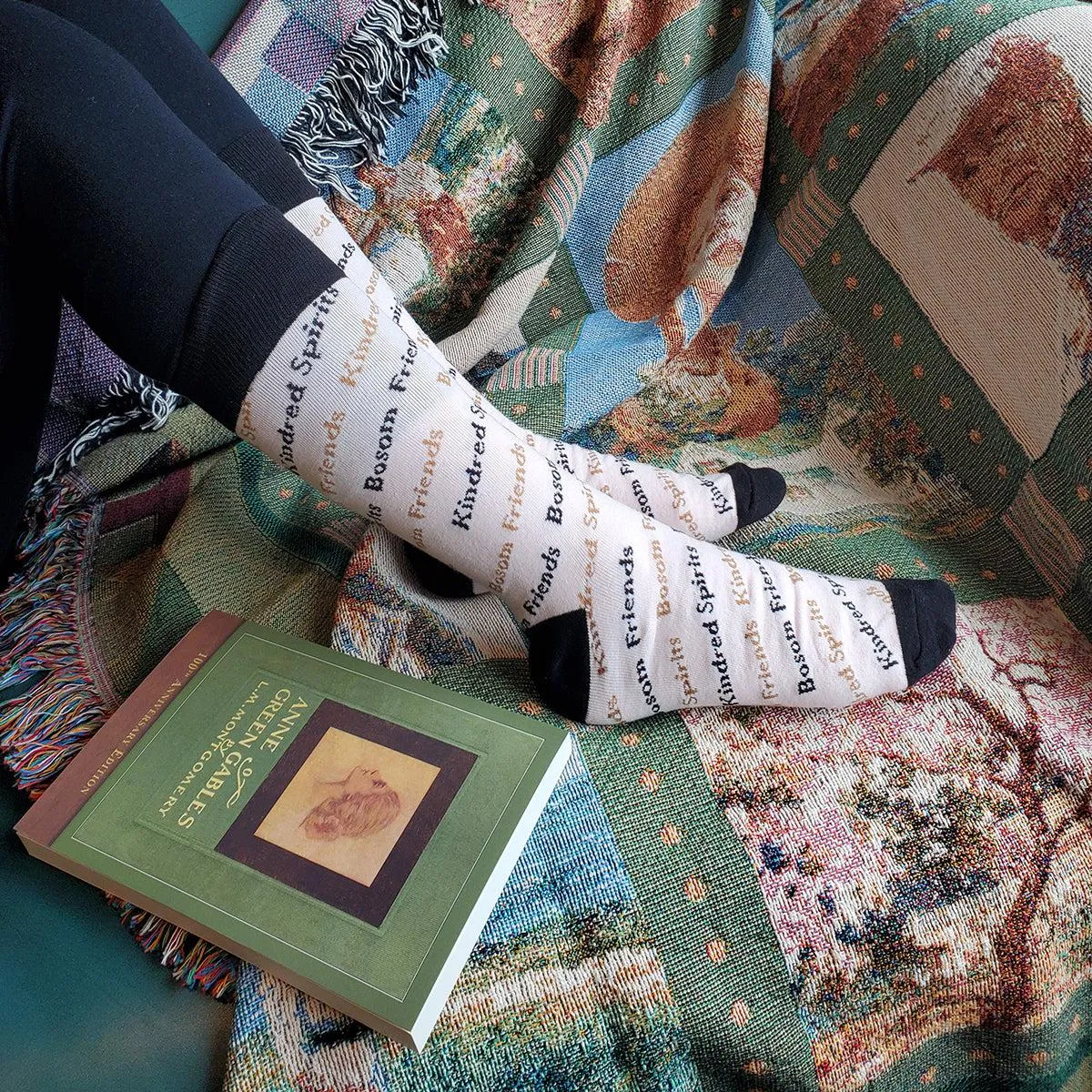 "Bosom Friends & Kindred Spirits" Socks