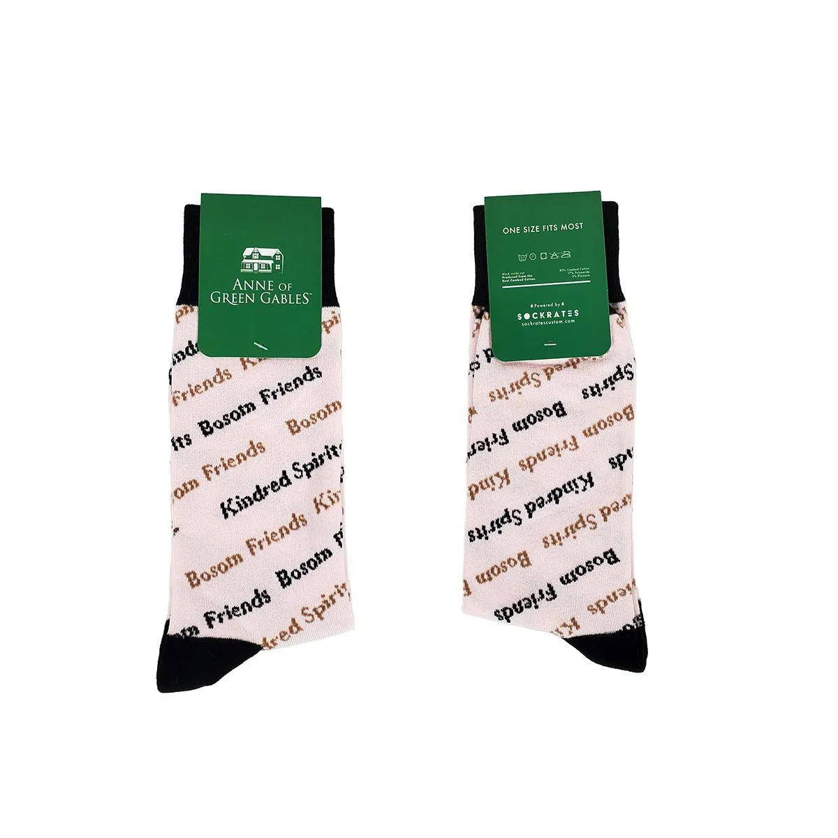 "Bosom Friends & Kindred Spirits" Socks