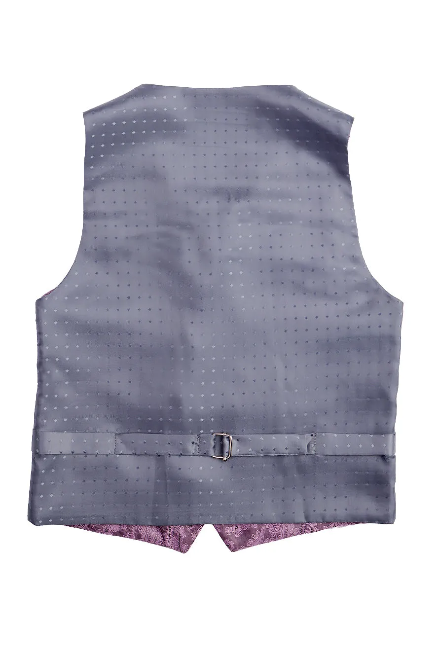 "London" Kids Lavender Tuxedo (5-Piece Set)