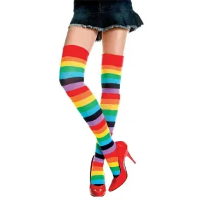 Rainbow Thigh Highs