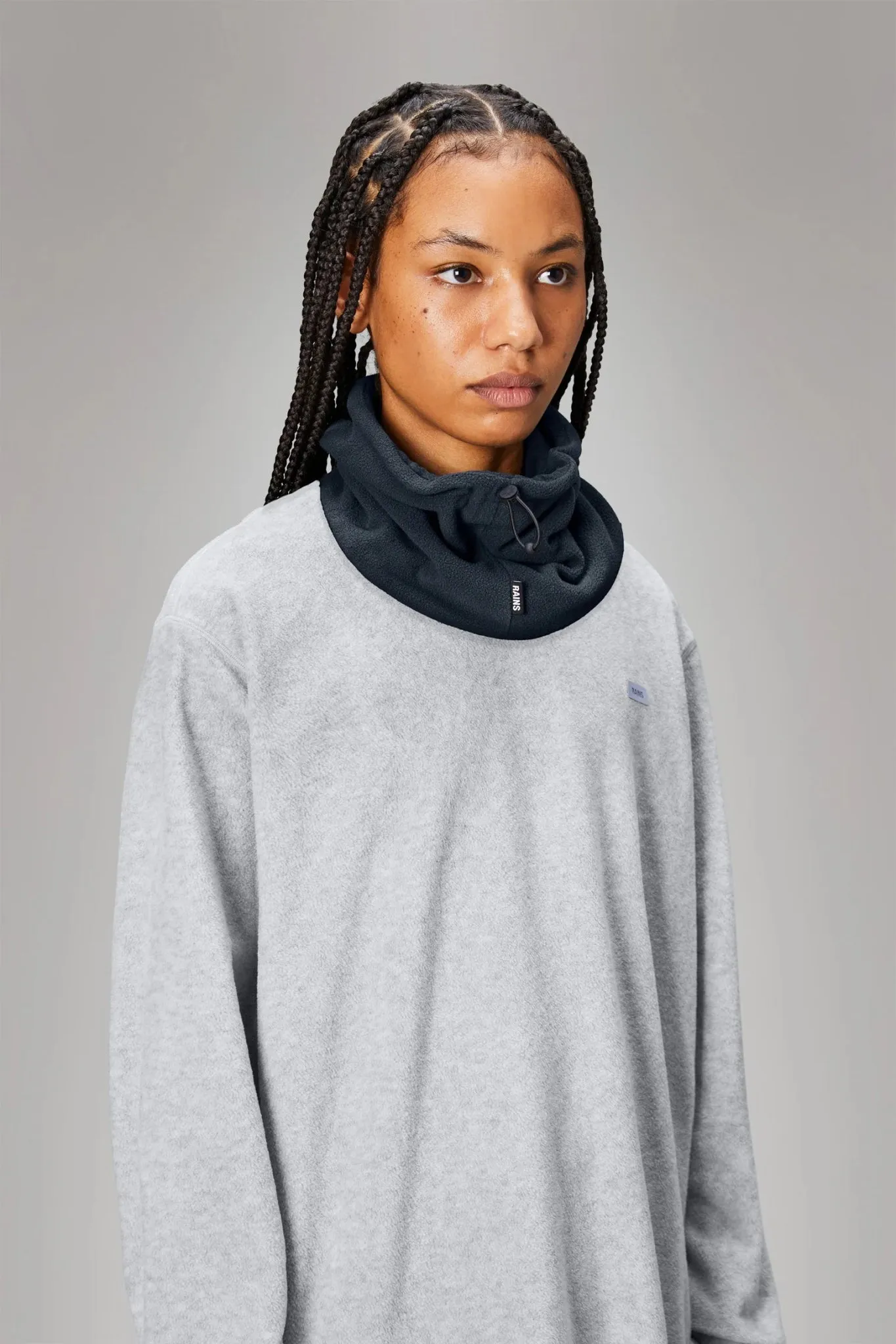 RAINS FLEECE Tube Scarf T1