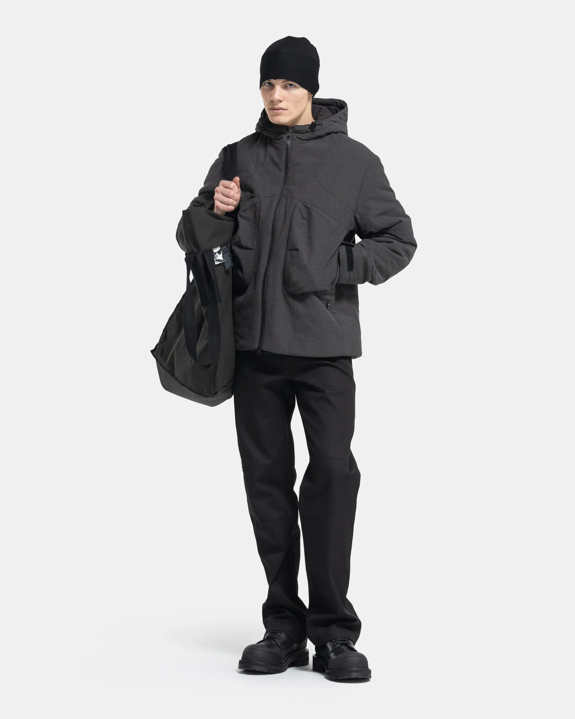 Rescue Padded Jacket in Asphalt Black