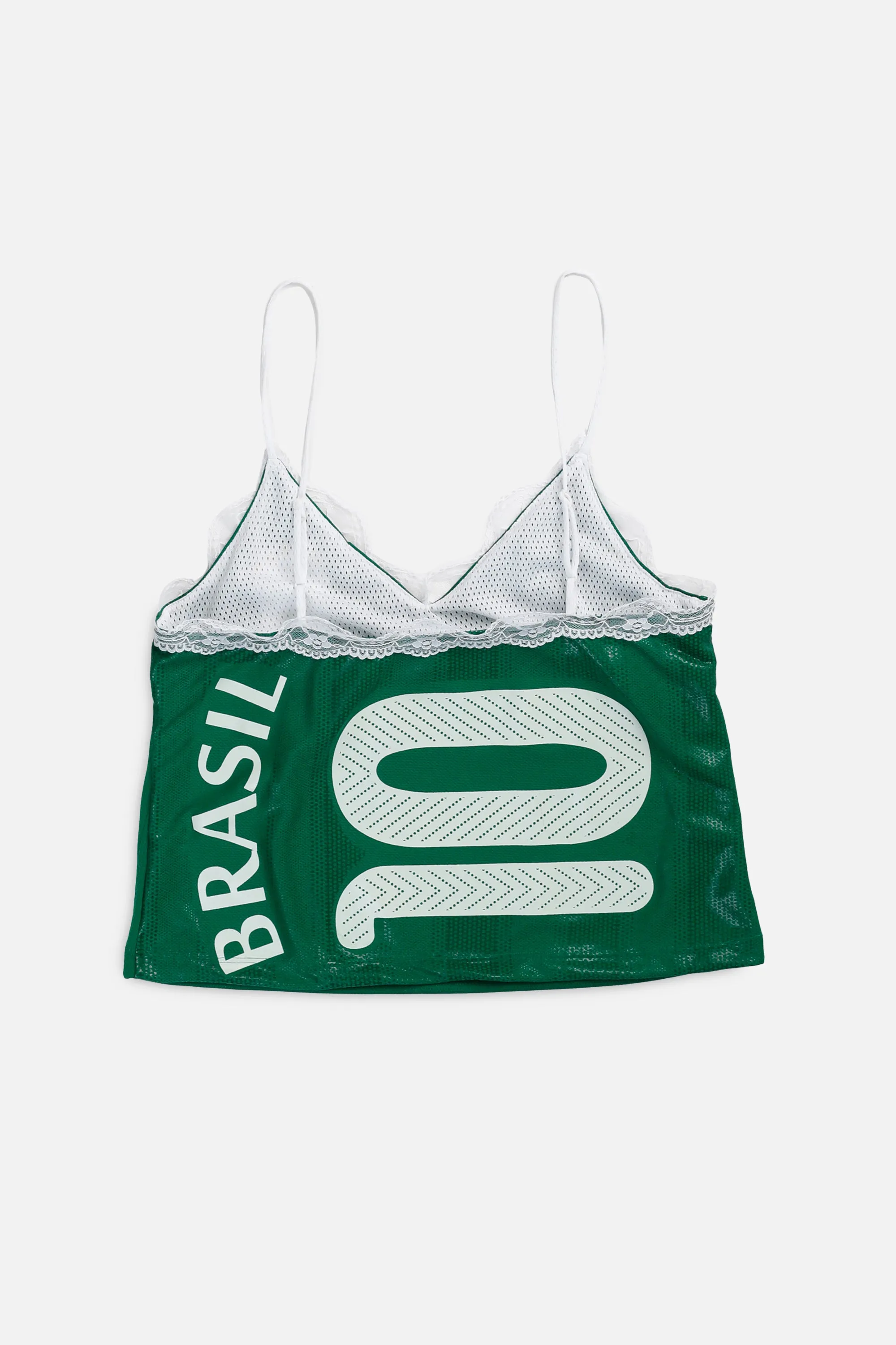 Rework Brazil Soccer Lace Tank - M