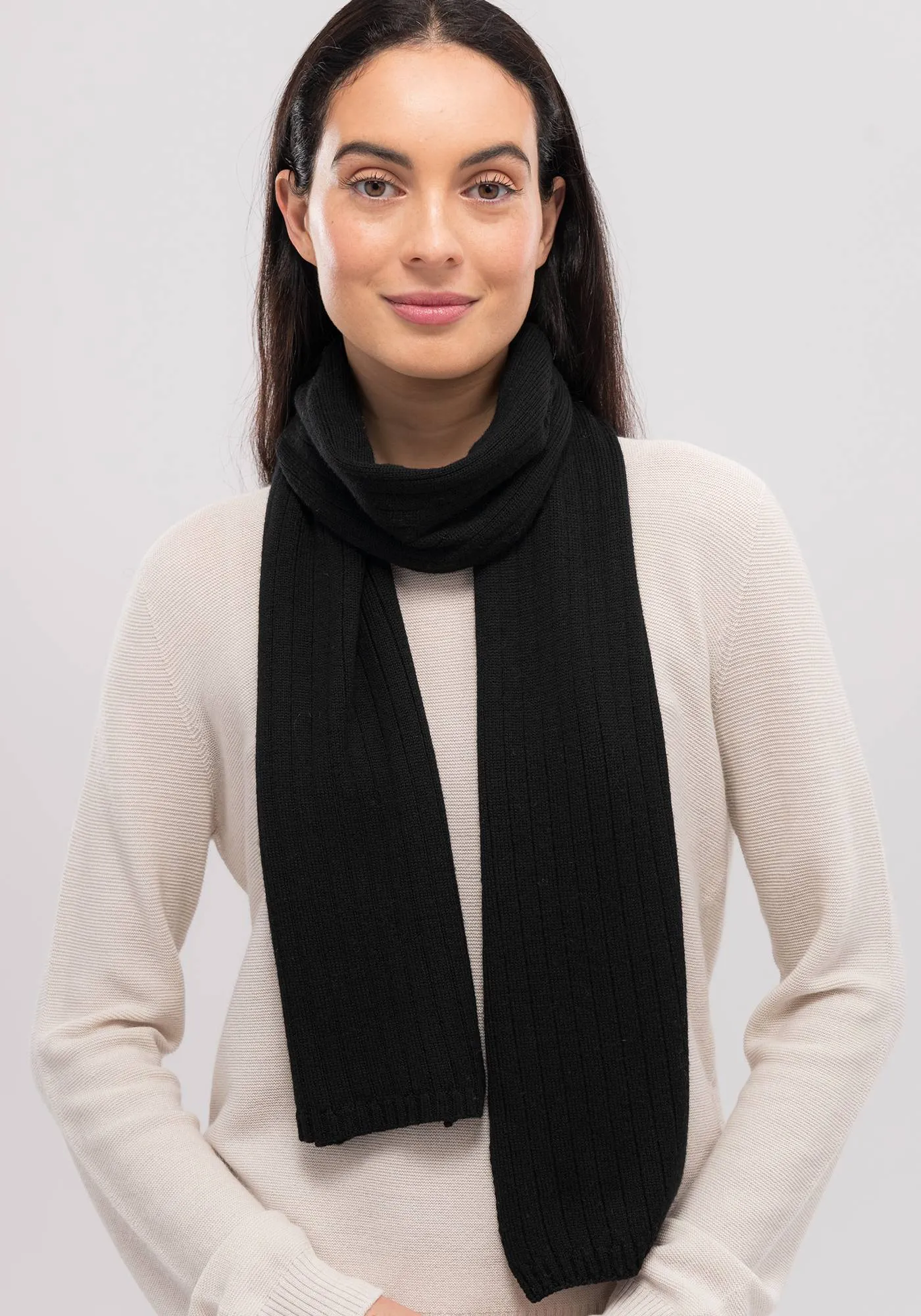 Rib Merino Scarf