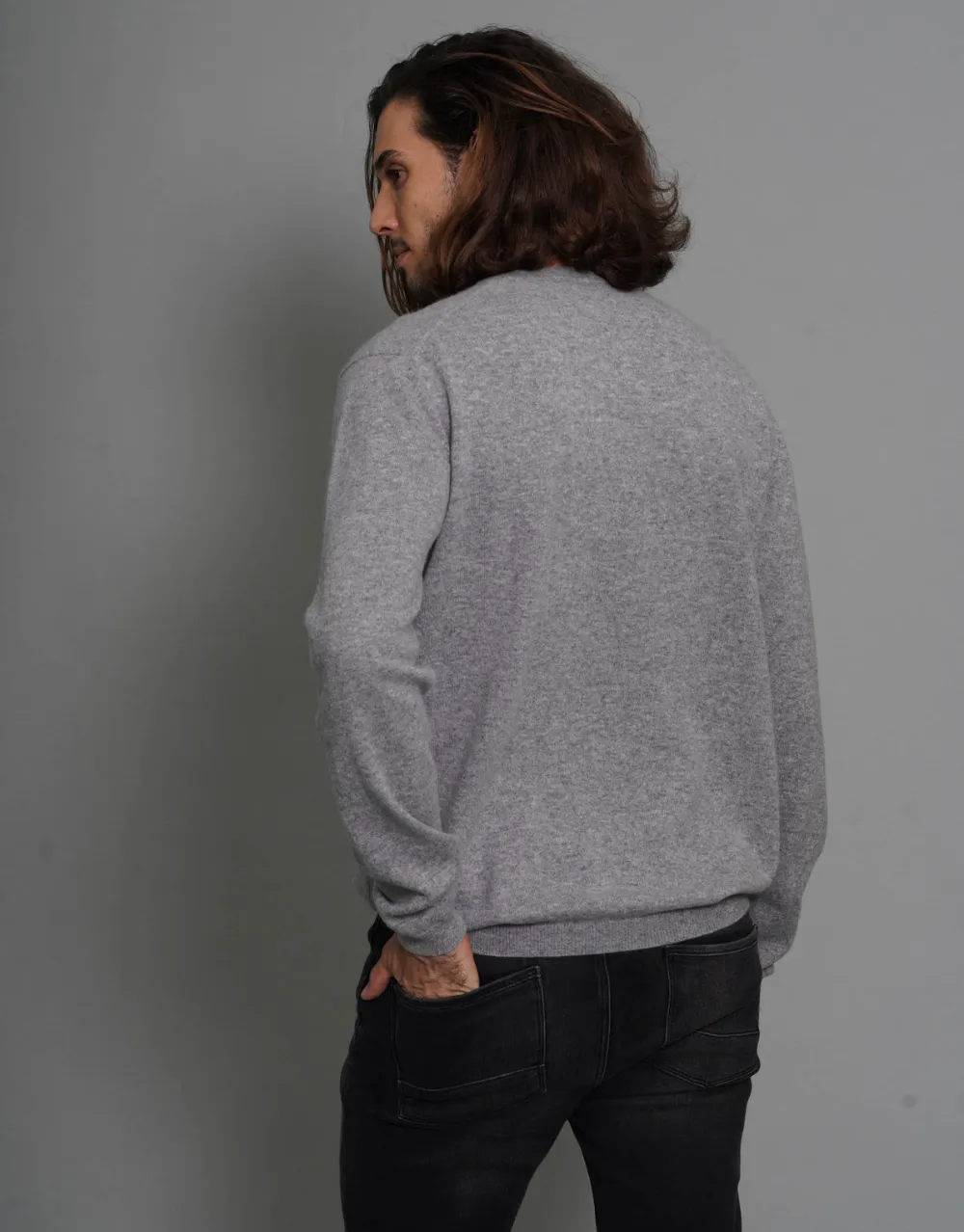 Round Neck Pullover in Derby