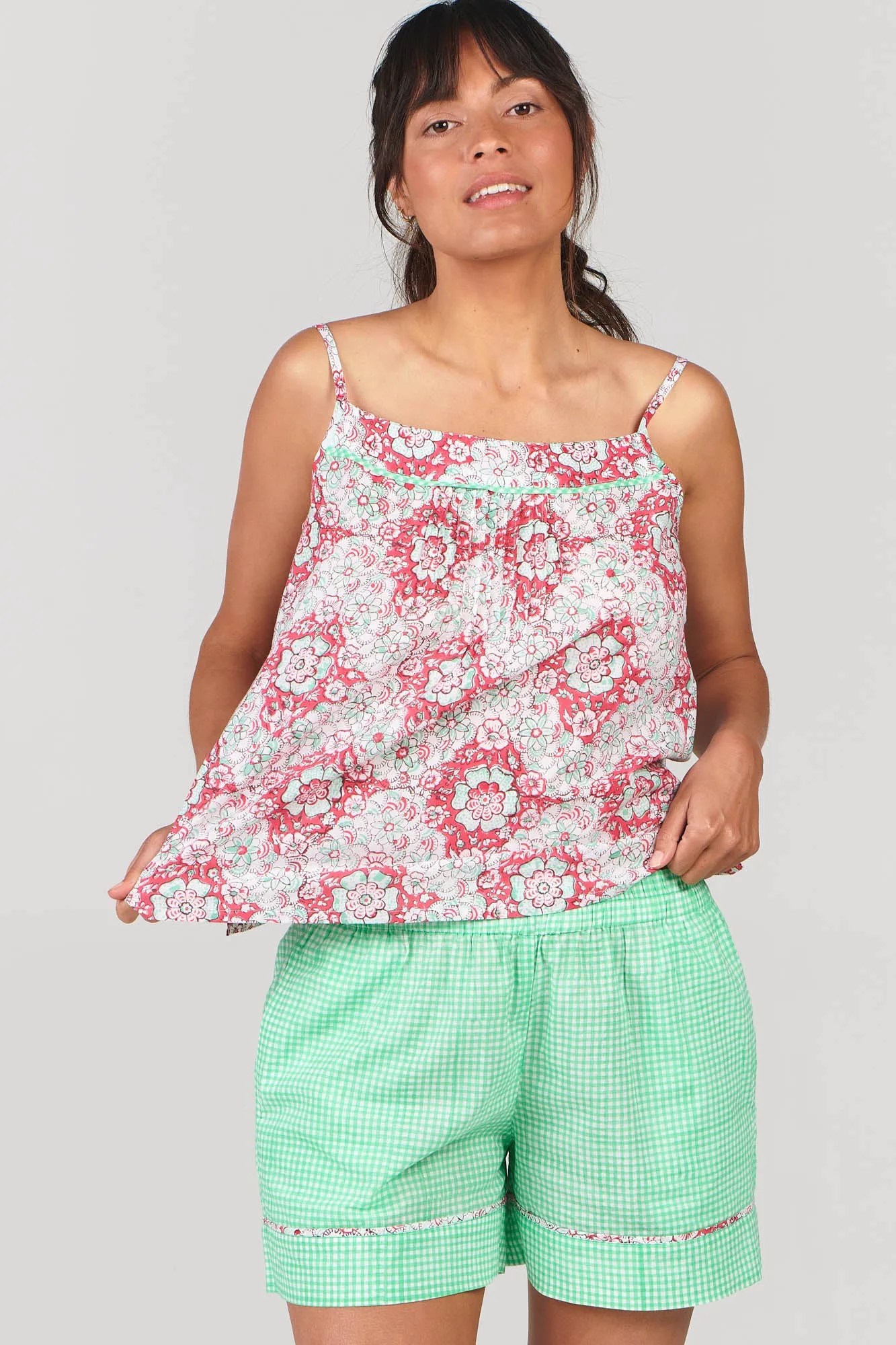 Sadie Summer Pyjamas Poinsettia