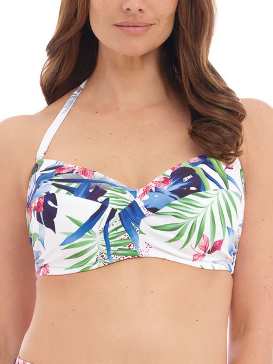 Santa Catalina Bandeau Bikini Top - Blue Depths