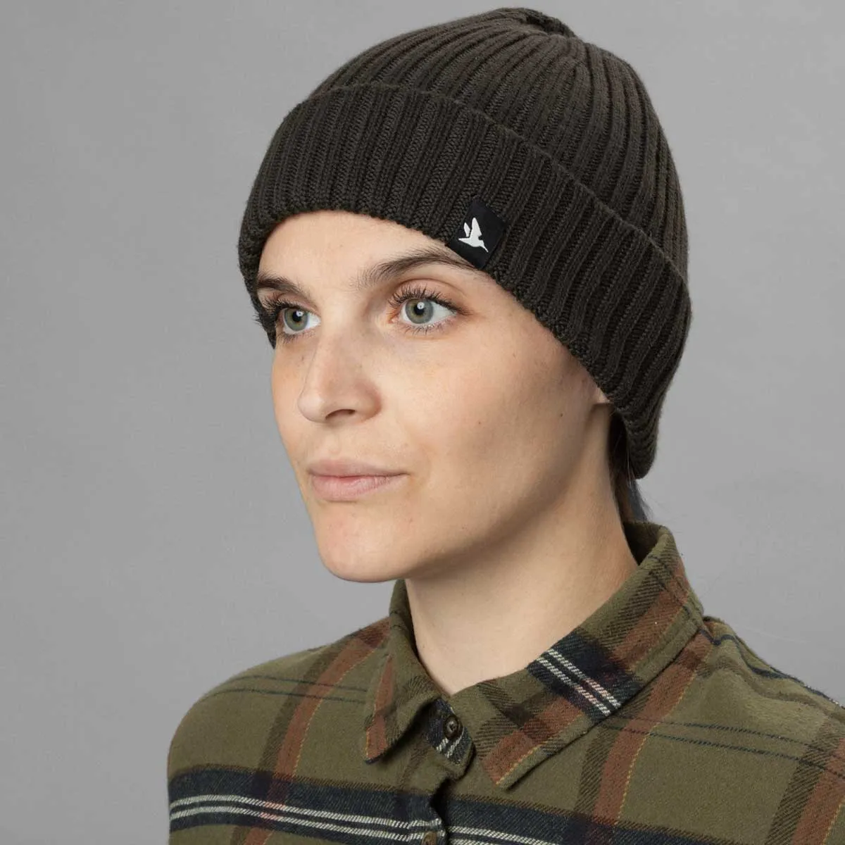 SEELAND Norite Beanie - Merino Wool - Grizzly Brown