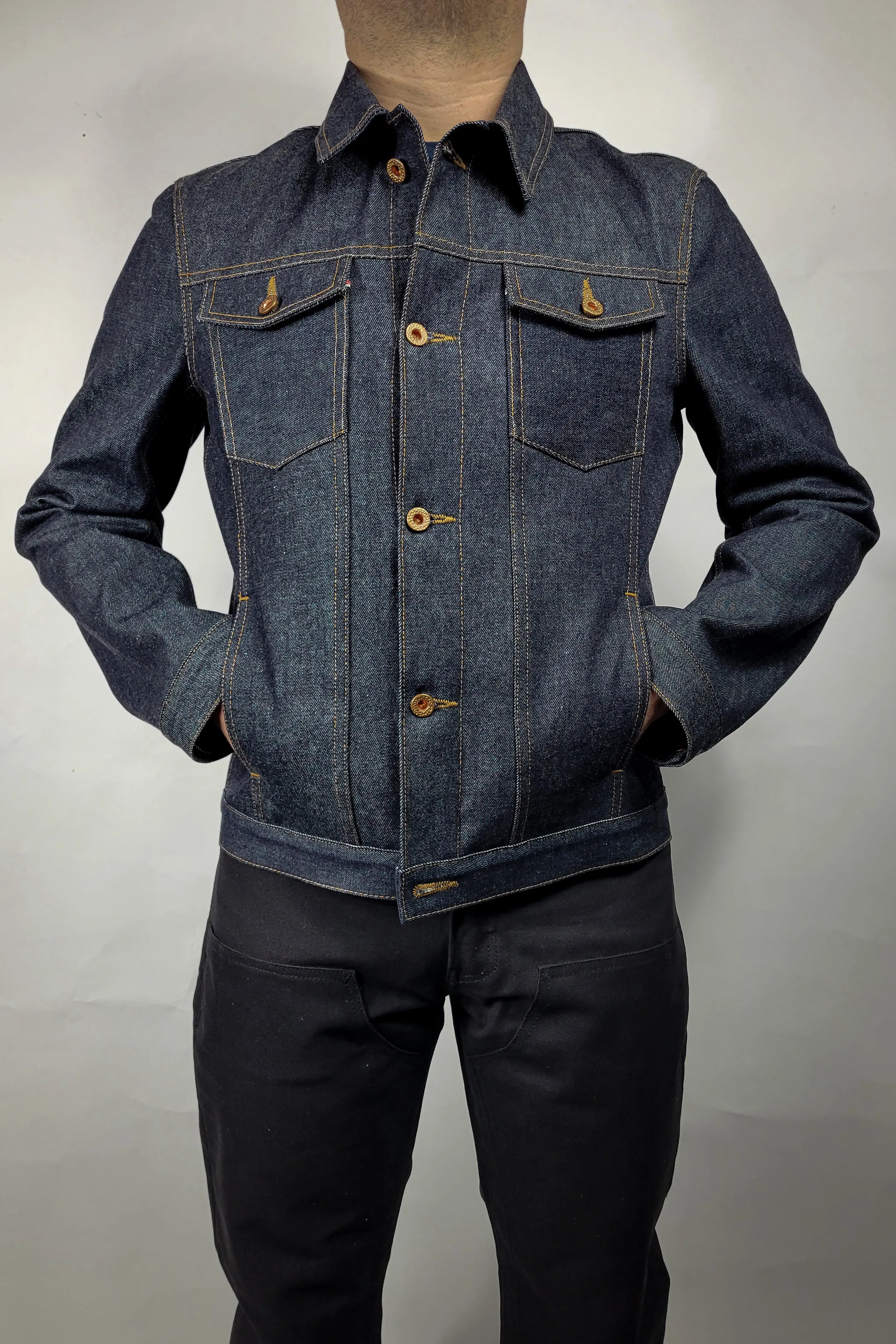 Selvedge Jacket - 14oz. Vidalia Mills Large Sample