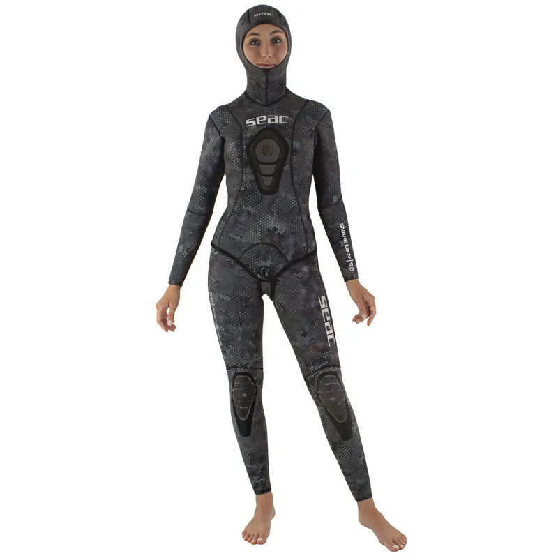 Snake Camo 5mm 2pc Wetsuit-Female