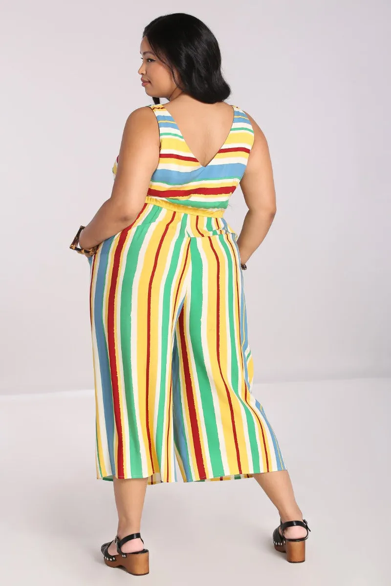 Solange Striped Jumpsuit 4XL only