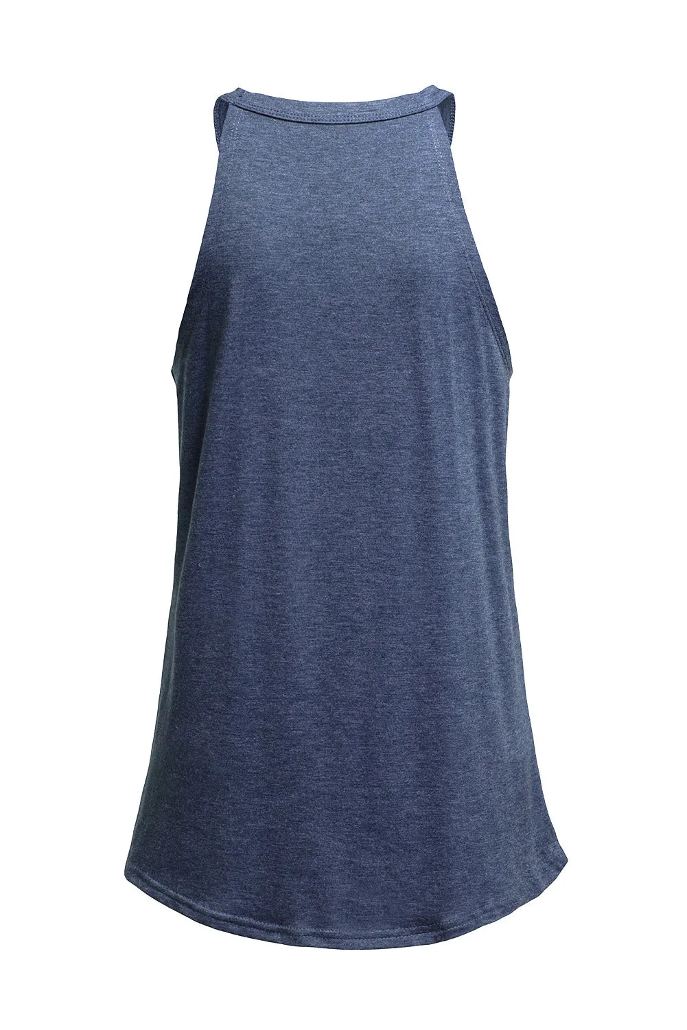 Solid Crewneck Tank Top