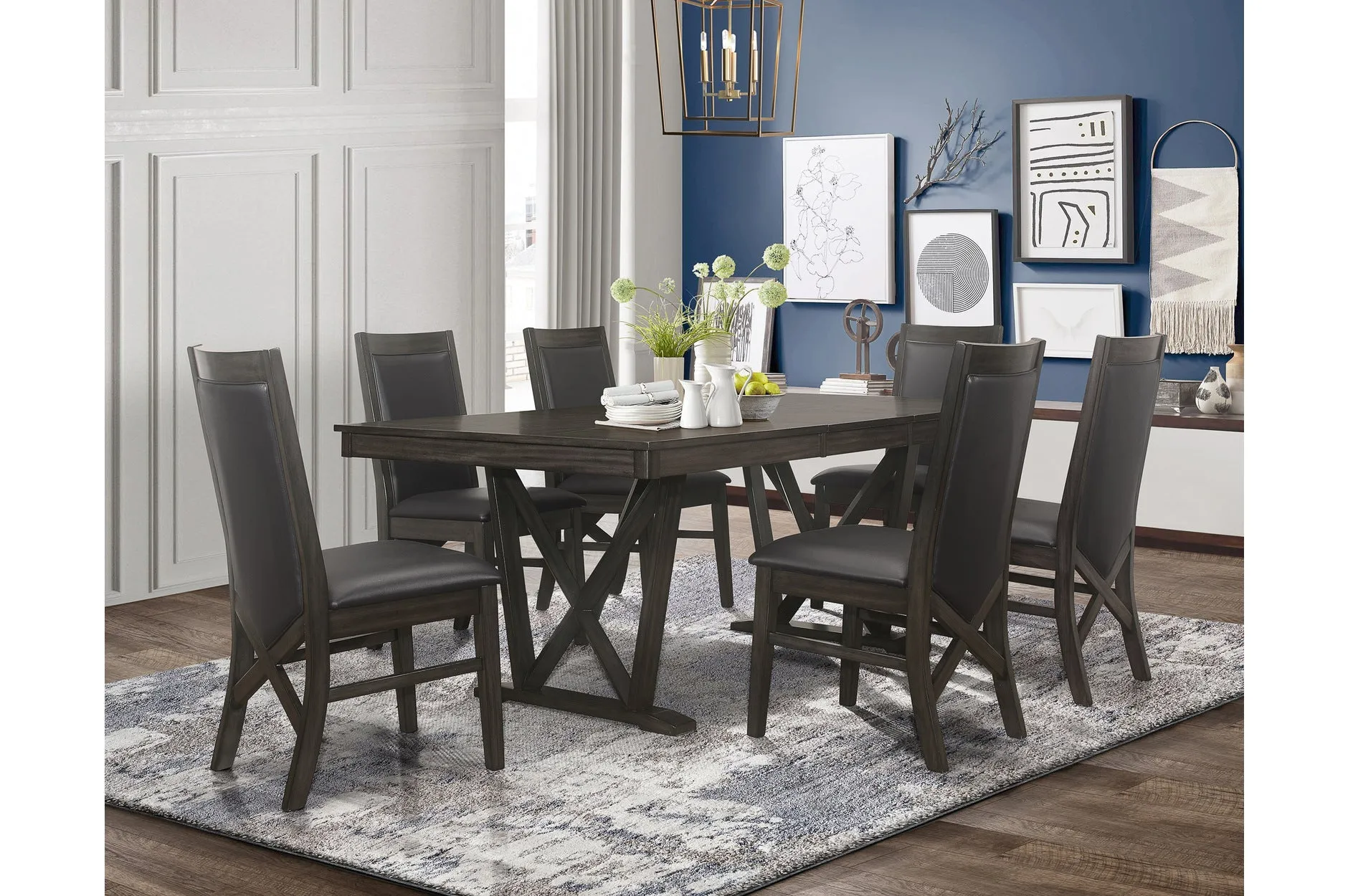 Somersby 7 Piece Dining Set with Extension