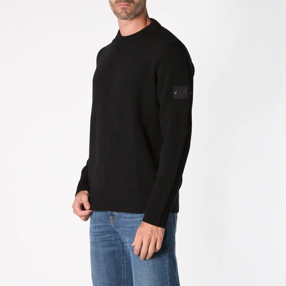 STONE ISLAND SWEATER 8115527FA V0029 BLACK