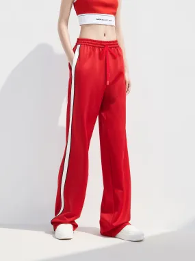 Straight Drawstring Casual Pants