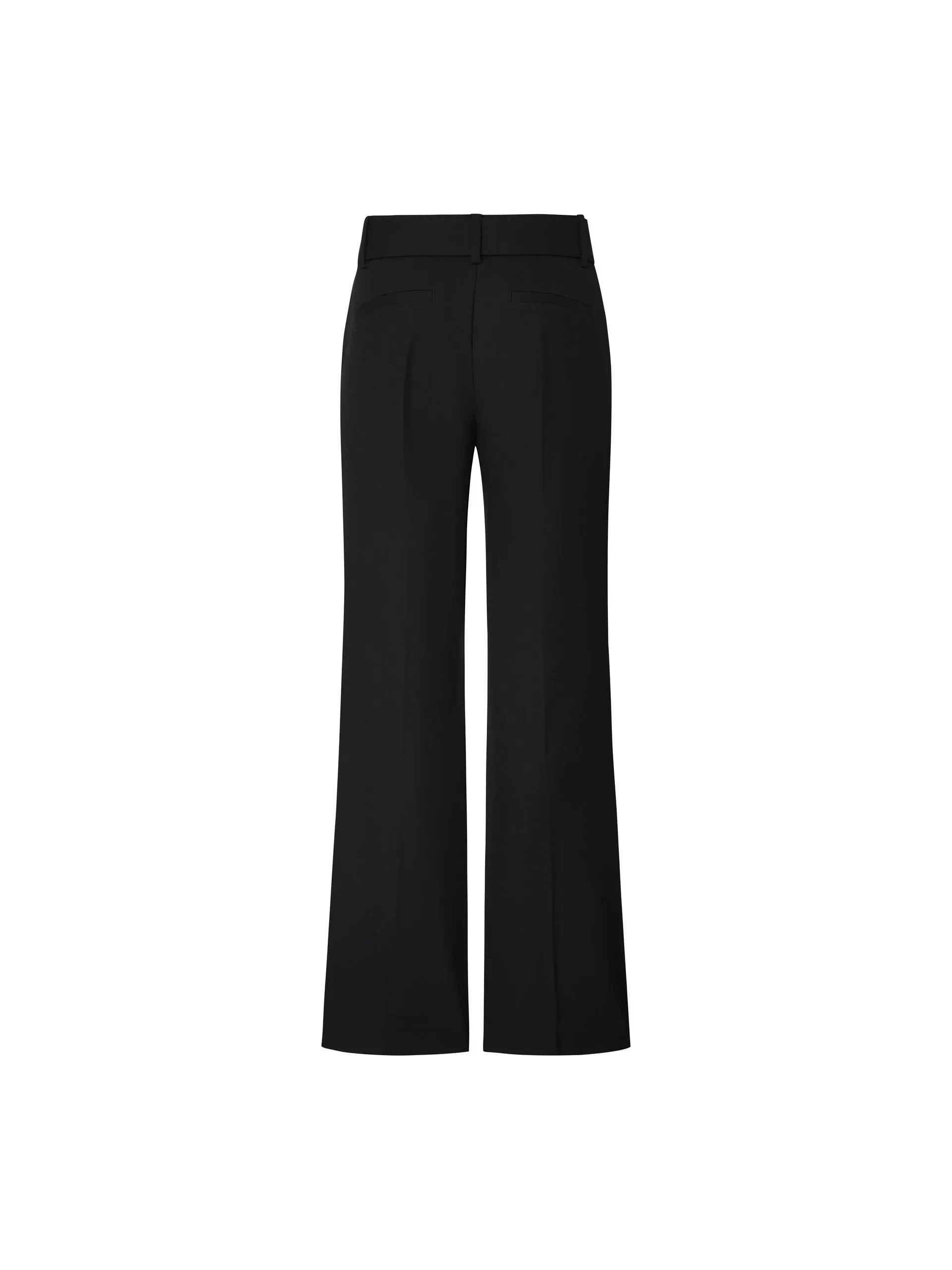 Straight Suit Pants with Belt