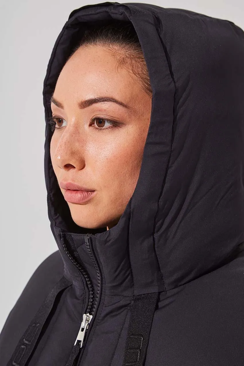 Stratosphere Black Slouchy Puffer Jacket