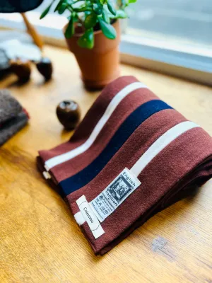 Stripe Scarf / Brown