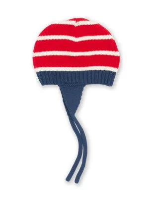 Stripy knit hat