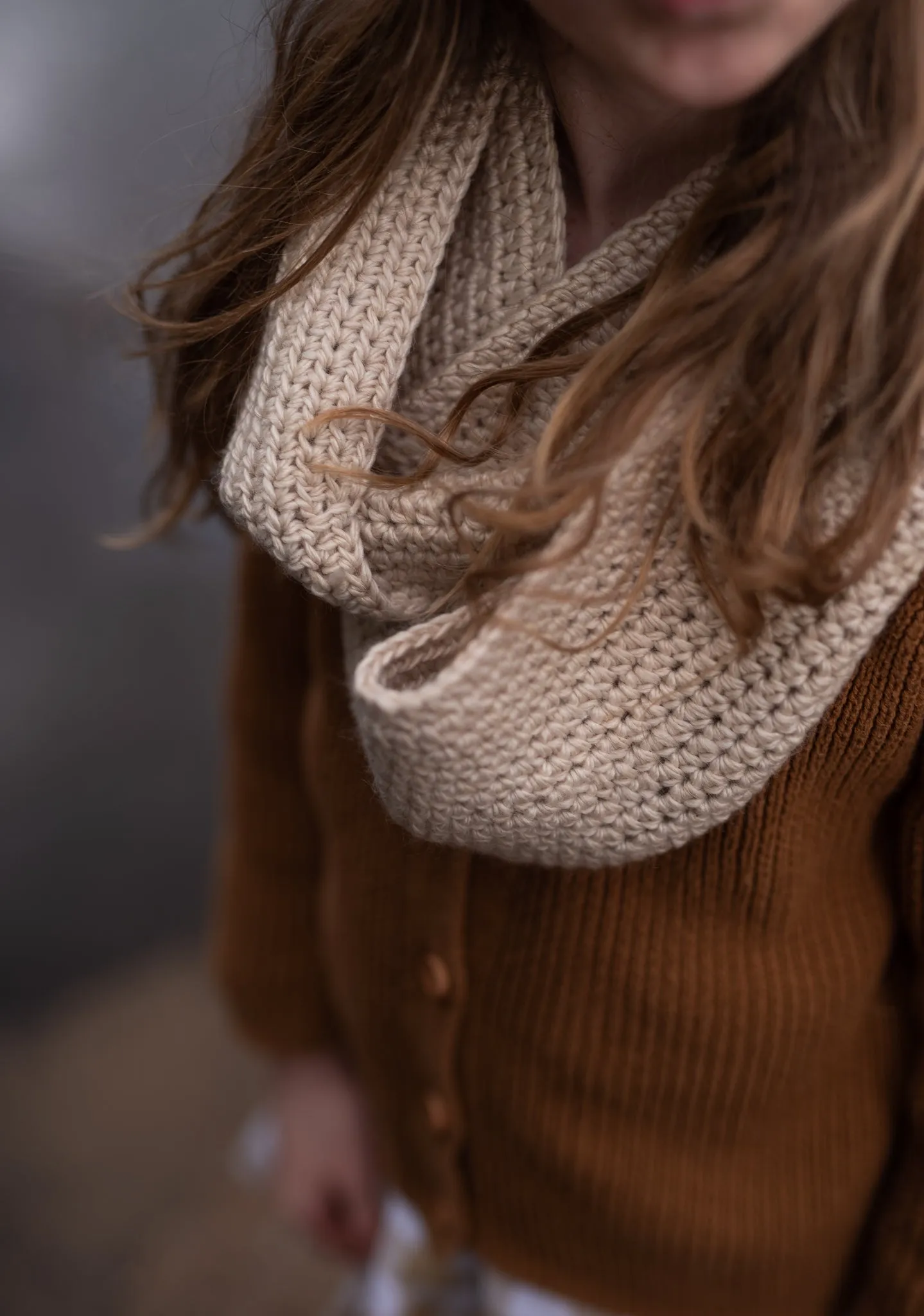 Sunrise Infinity Scarf Oatmeal