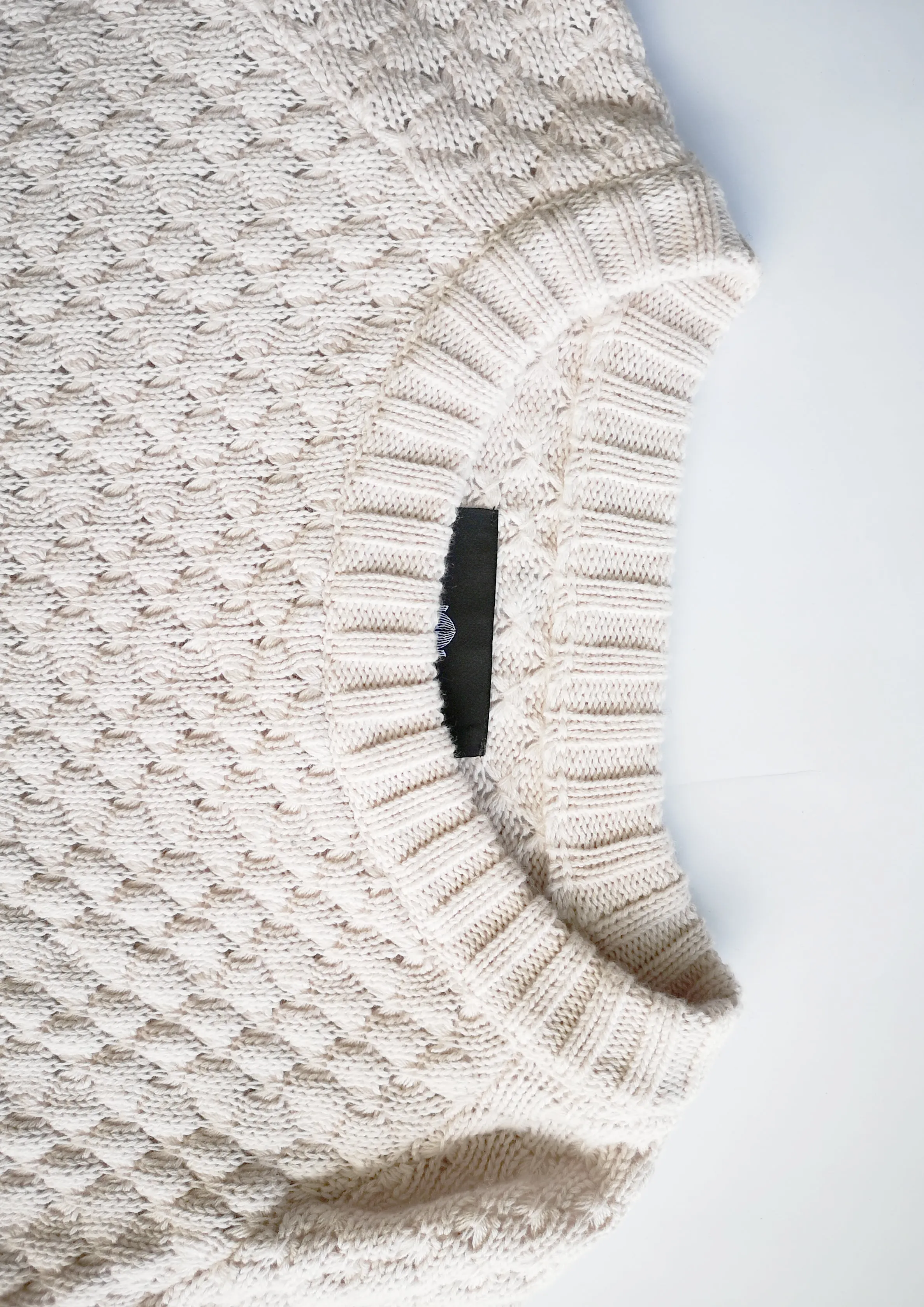 SWEATER OVERSIZE - KNIT PEARL ivory