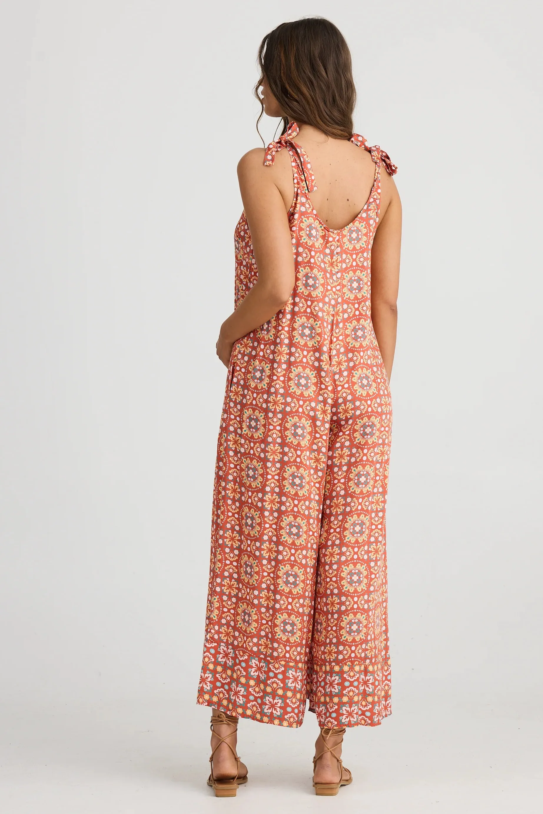 Temple Jumpsuit in Medina Spice