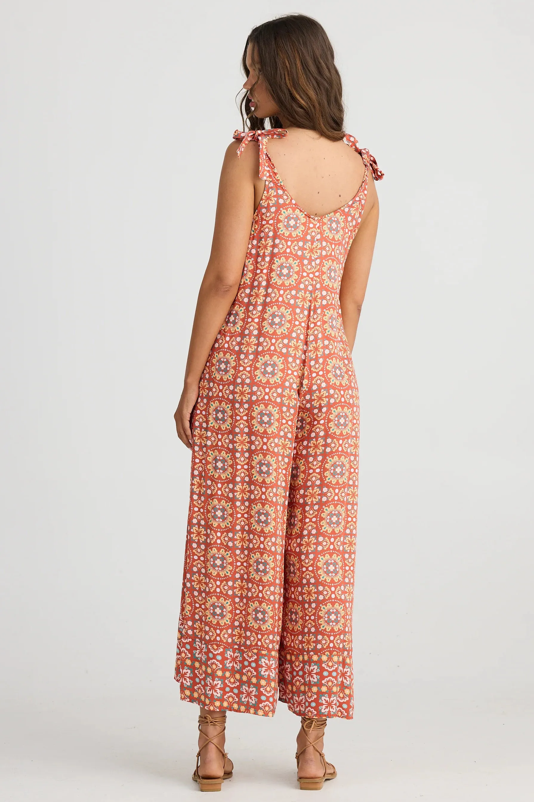 Temple Jumpsuit in Medina Spice