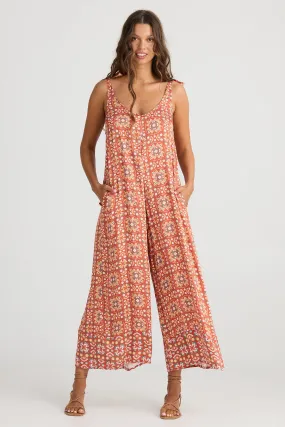 Temple Jumpsuit in Medina Spice