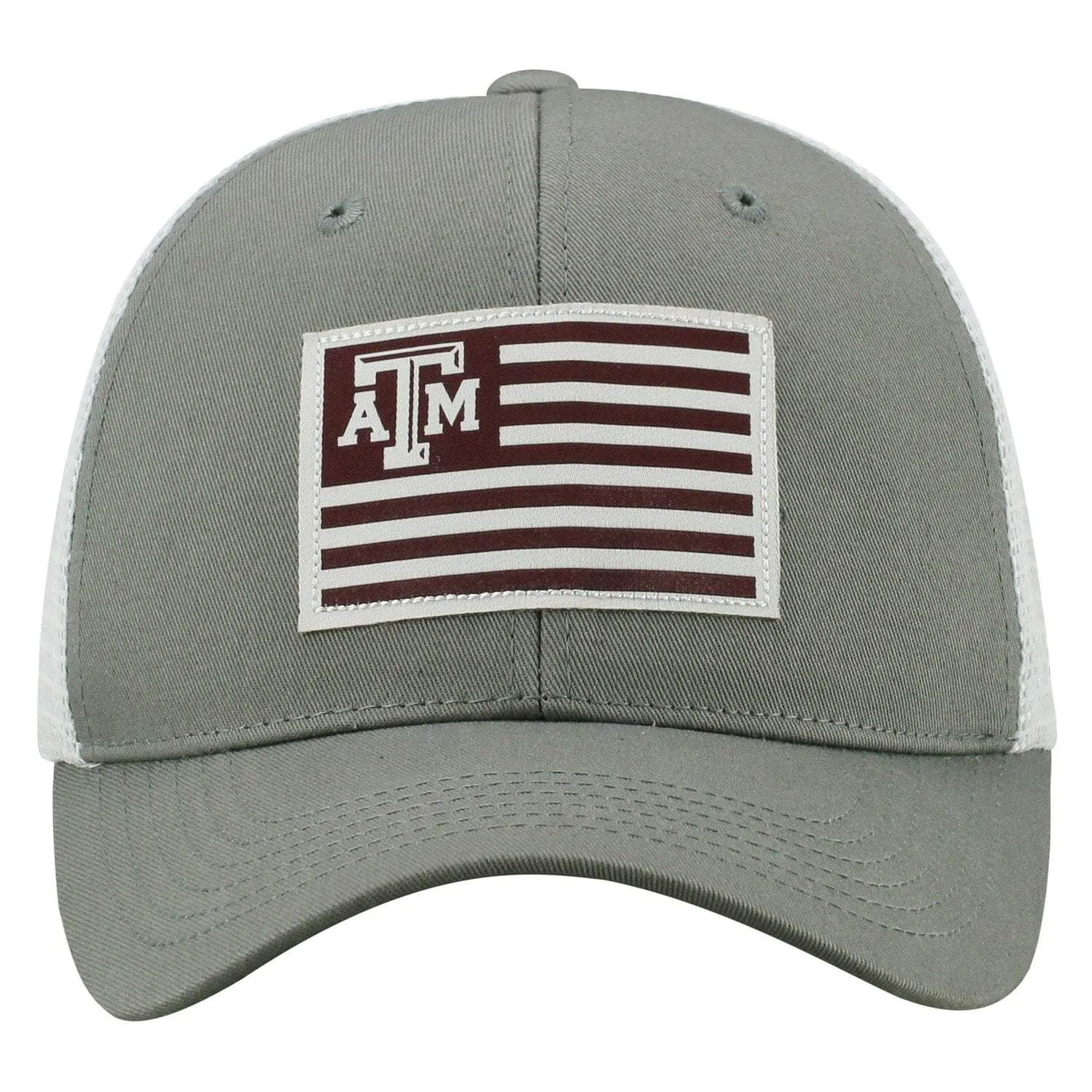 Texas A&M Aggies TOW Gray "Brave" Mesh Structured Adj. Hat Cap