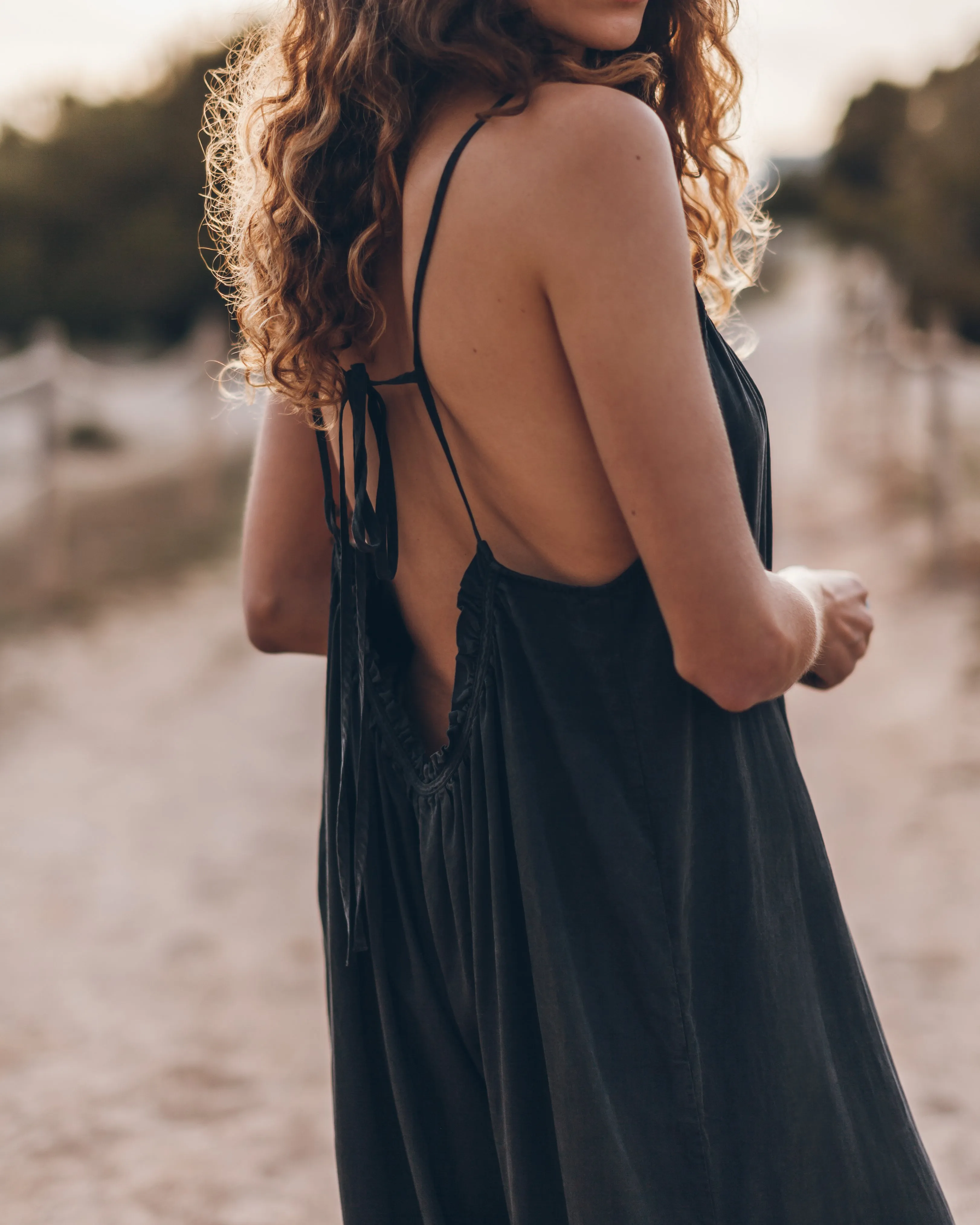 The Dark Flowy Jumpsuit