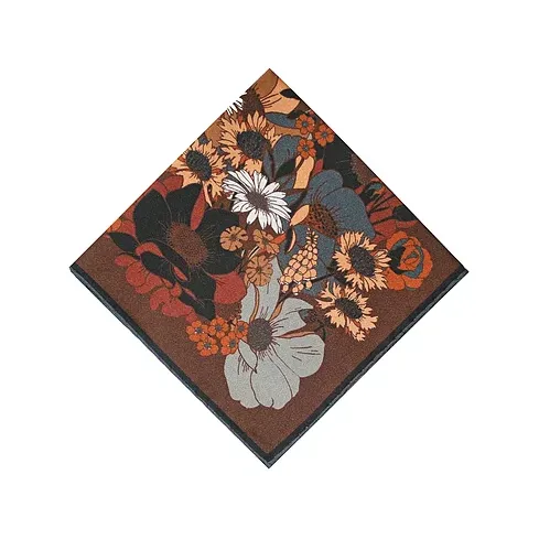 The English Garden Pocket Square - Chestnut [Preorder]