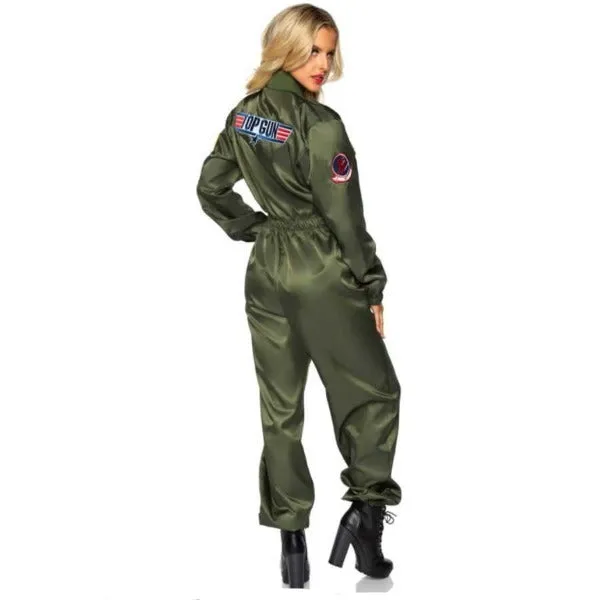 Top Gun Ladies Parachute Flight Suit Costume