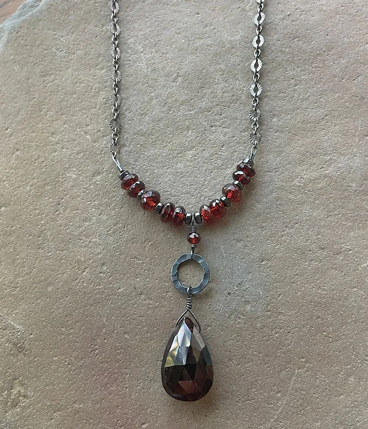 Victorian Garnet Necklace