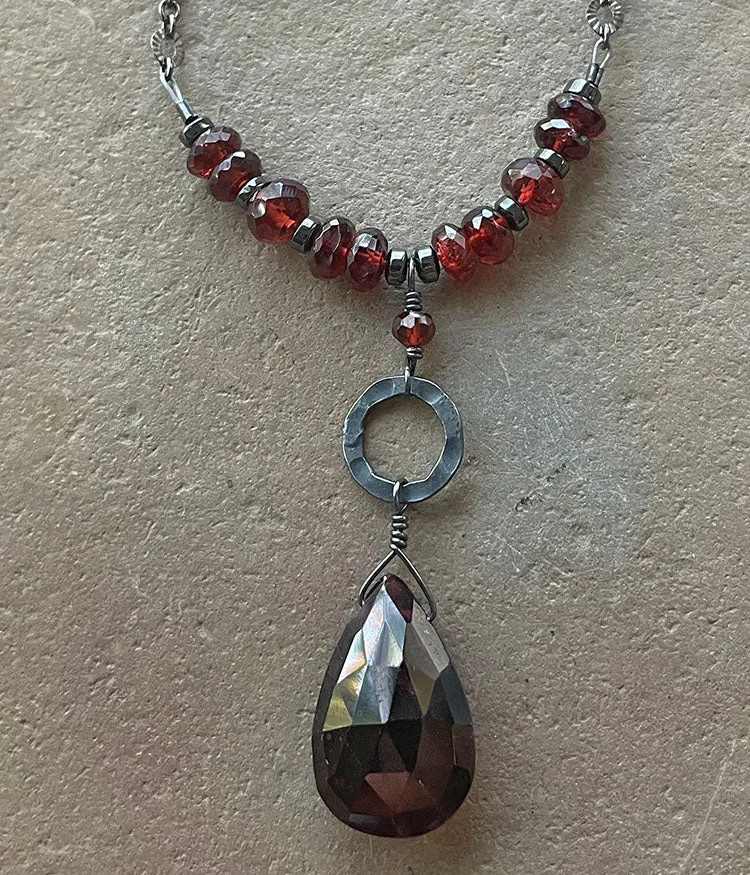 Victorian Garnet Necklace