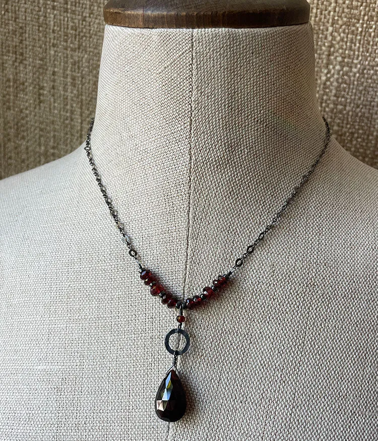 Victorian Garnet Necklace