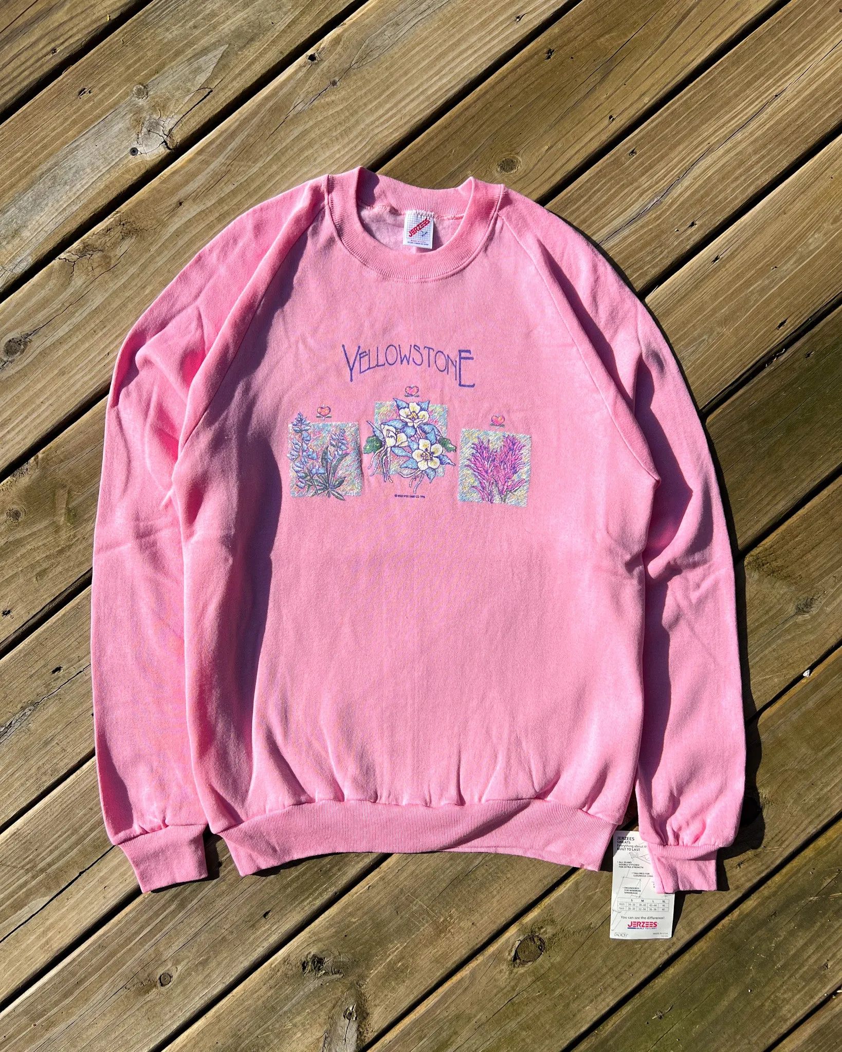 Vintage Pink Yellowstone Crewneck