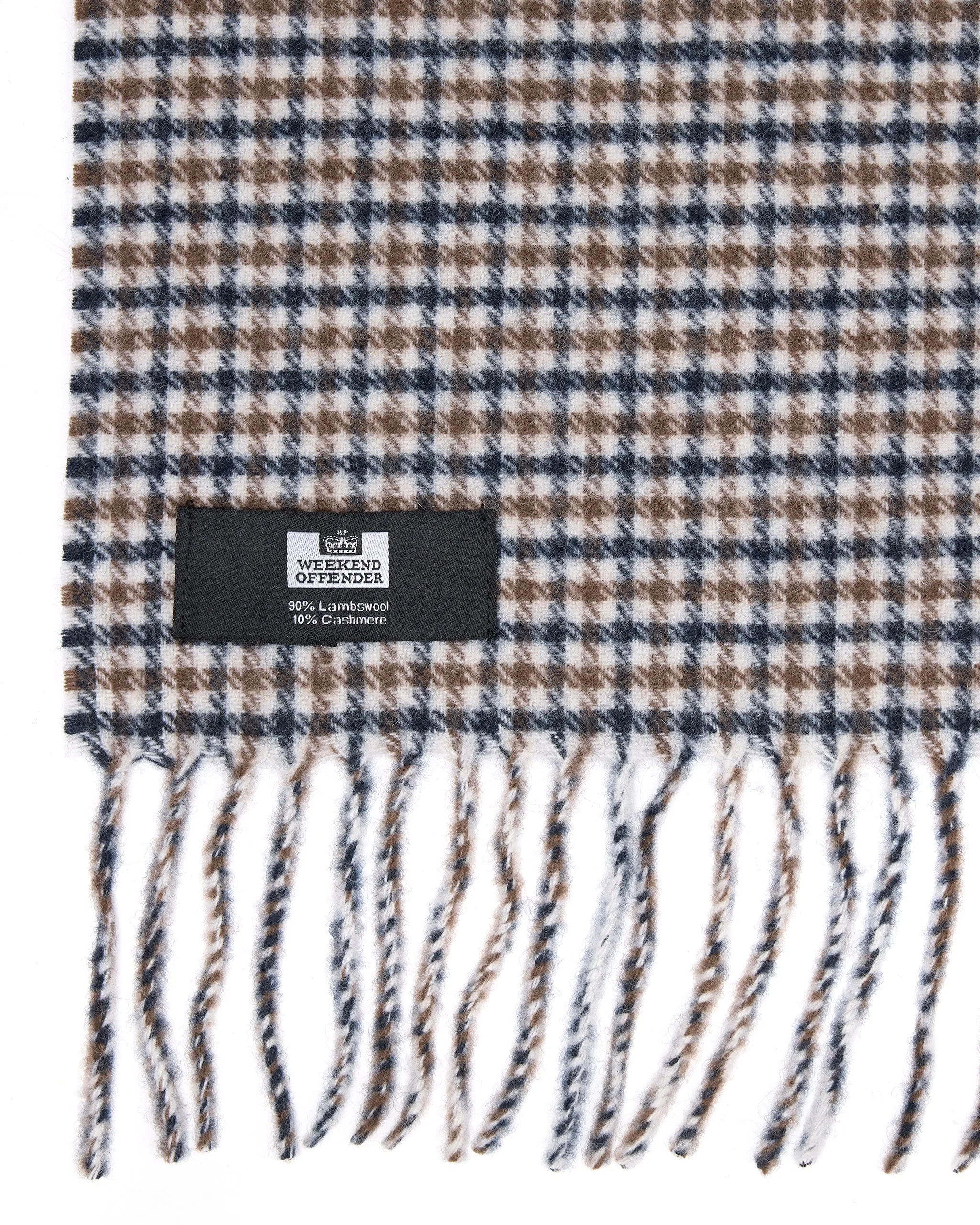 Volkanovski Wool Cashmere Scarf House Check