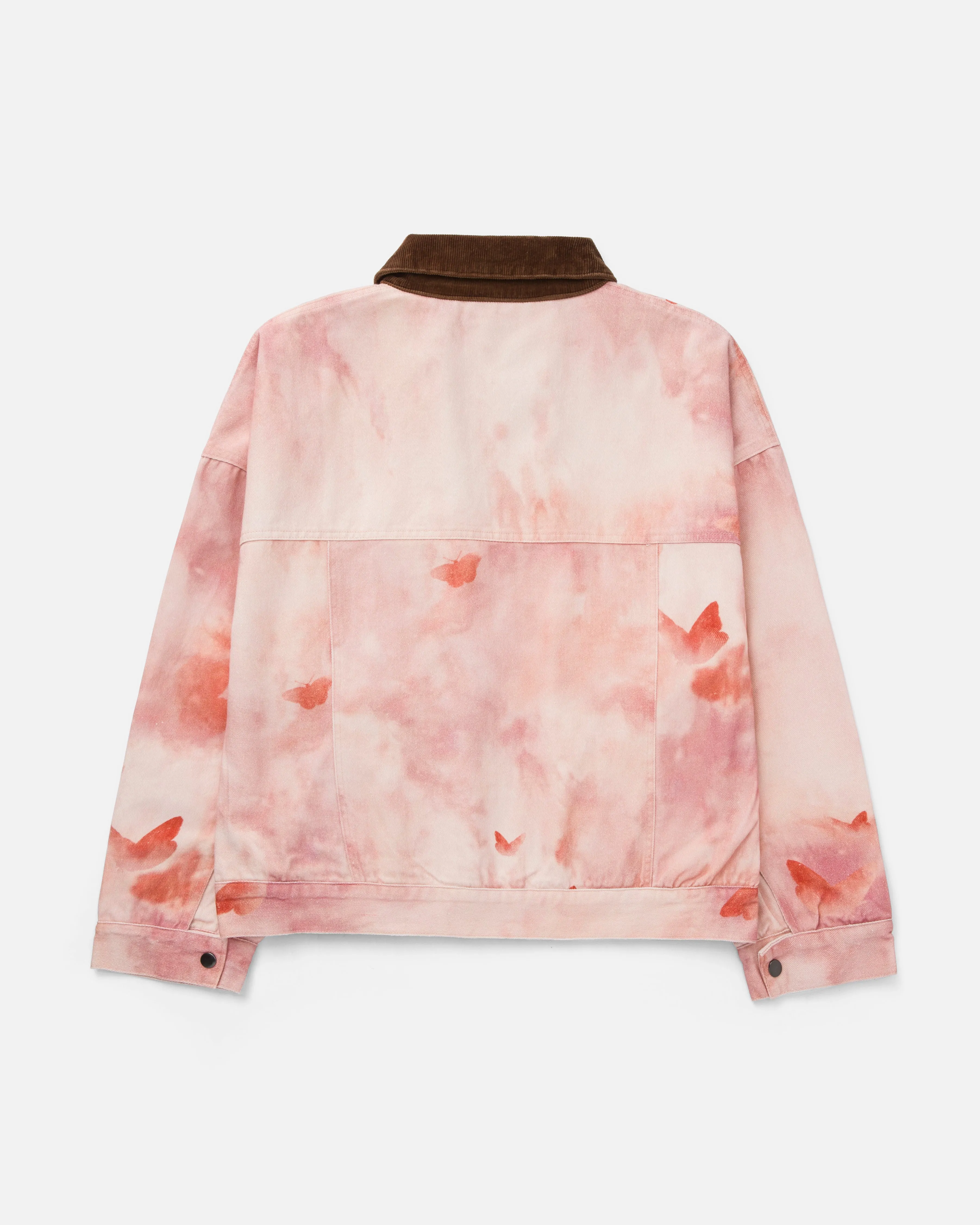 WATERCOLOR BUTTERFLY WORK JACKET