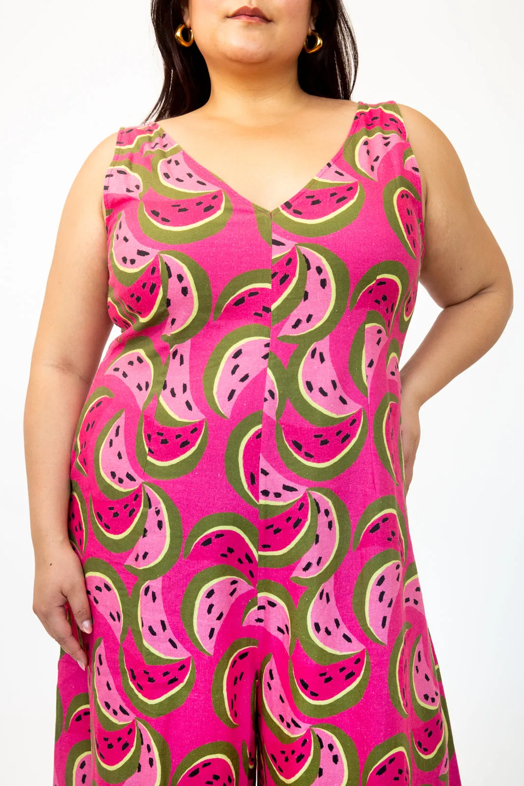 Watermelon Wide Leg Jumpsuit (Re-Mixed)