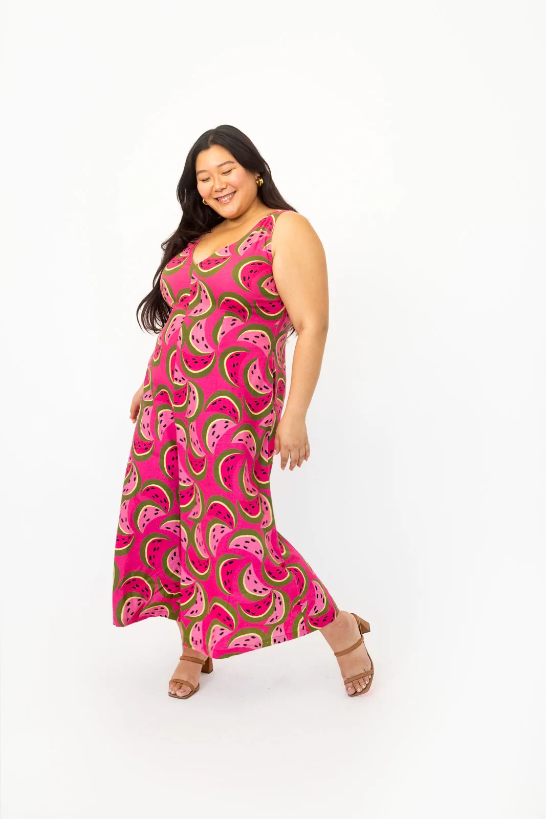 Watermelon Wide Leg Jumpsuit (Re-Mixed)