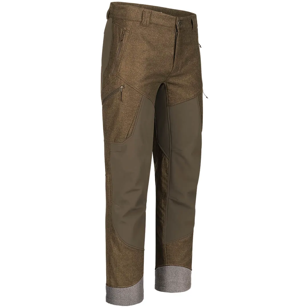 Whizz Vintage Trousers - Dark Brown Melange by Blaser