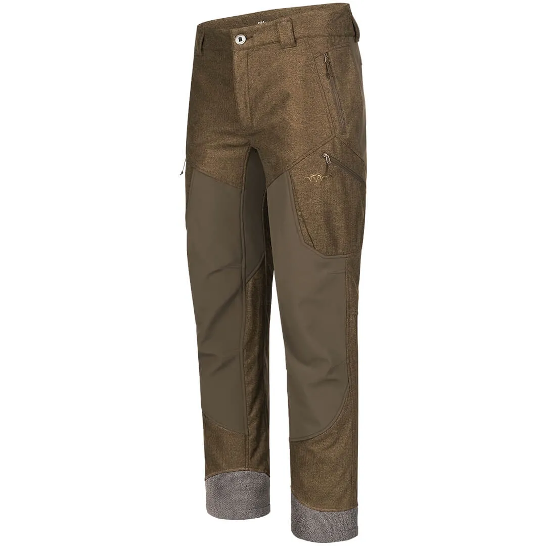 Whizz Vintage Trousers - Dark Brown Melange by Blaser