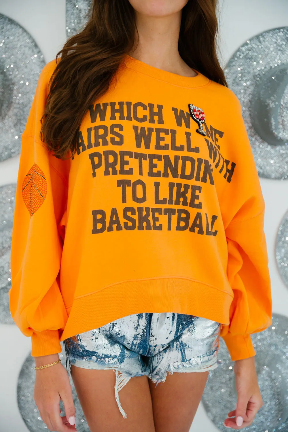 WINE LOVER BASKETBALL PULLOVER