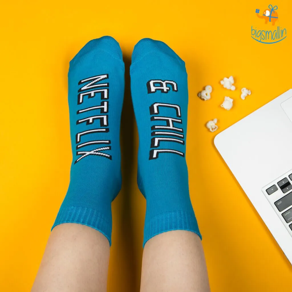 Women Netflix and Chill Socks